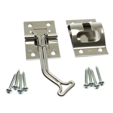 RV Designer 45° Stainless Steel Door Holder