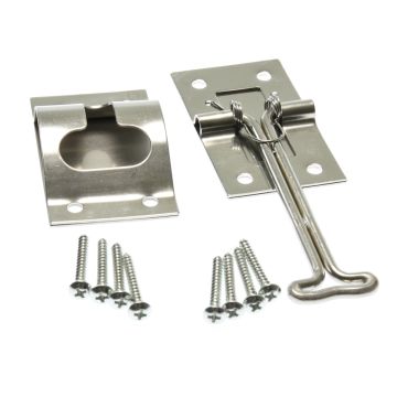 RV Designer 4" Stainless Steel Door Holder