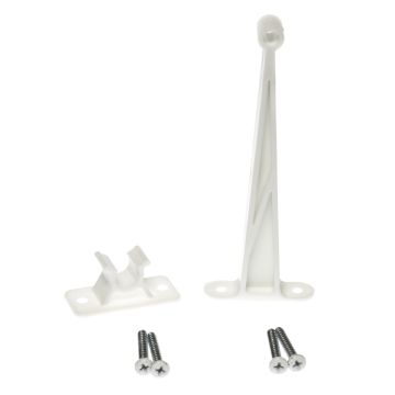 RV Designer 5-1/2" White Clip-Type Door Holder