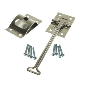 RV Designer 6" Stainless Steel Door Holder