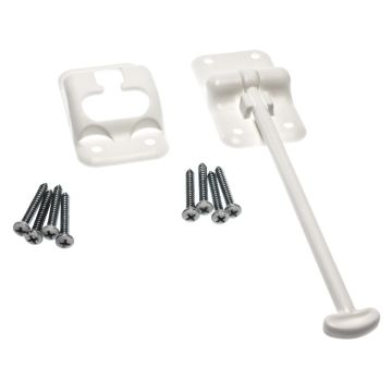 RV Designer 6" White "T" Door Holder