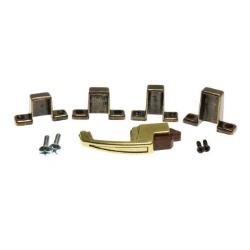 RV Designer Antique Bronze Positive Door Latch