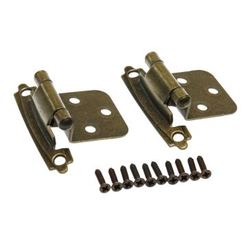 RV Designer Antique Finish Self-Closing Hinge