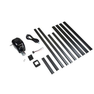 Solera Black Manual Crank Style to Power Awning Conversion Kit