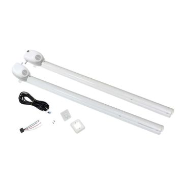 Solera White Speaker Head Power Hardware Kit for Pitched Awnings 66-1/8" Arms