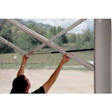 Carefree Adjustable Pitch 12V Travel'r White Awning Arms Set