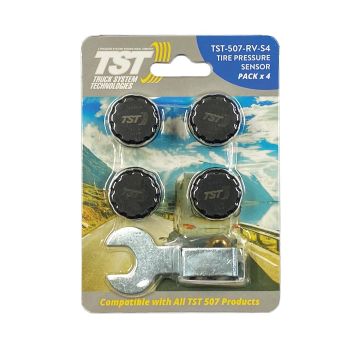TST TPMS Sensor 507 Series For Towed Vehicle And Trailers And For Use On Rubber Or Metal Valve Stems 4-Pack