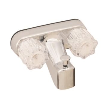 Empire Brass Company Chrome Tub/Shower Diverter with Clear Knobs