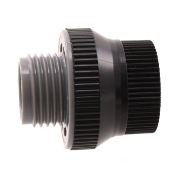 Attach to fresh water faucet prior to any tank flushing activities