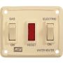 Suburban Gas/Electric Water Heater Cream Power Wall Switch