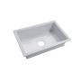Lippert White 25" x 17" x 6.6" ABS Plastic Kitchen Sink