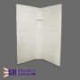 Specialty Recreation 34" x 34" x 67" Neo Angle Shower Wall Surround - Parchment