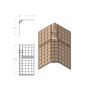 Specialty Recreation 34" x 34" x 67" Neo Angle Shower Wall Surround - Parchment