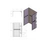 Specialty Recreation 24" x 40" x 59" Shower/Bath Surround - Parchment
