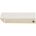 Prime Products White Square Style Baggage Door Catch-2 Pack