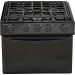 Suburban 17" Black 3-Burner Range