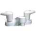 Phoenix White Two Lever Handled Lavatory Faucet