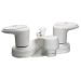 Phoenix White Two Handled Lavatory/Shower Diverter Faucet
