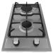 Contoure Deluxe Stainless Steel 2-Burner Built-in Electronic Ignition Gas Cooktop