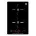 Pinnacle Appliances Black 13” Built-In Two Burner Stove Induction Cooktop